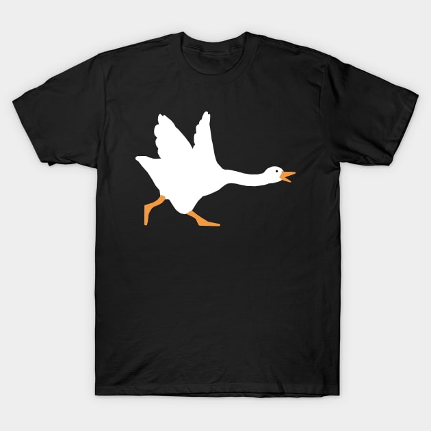 Run Goose Run! T-Shirt by tabslabred